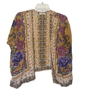 Bohemian Floral Kimono Cardigan